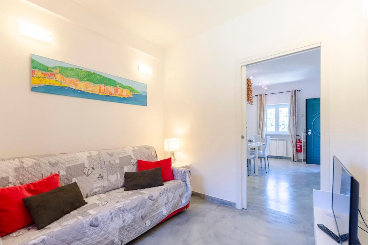 Alla Casa Rosa, Peaceful Apartment Surrounded By Greenery With Free Parking, Wifi & Air Conditioning Rapallo Exterior foto
