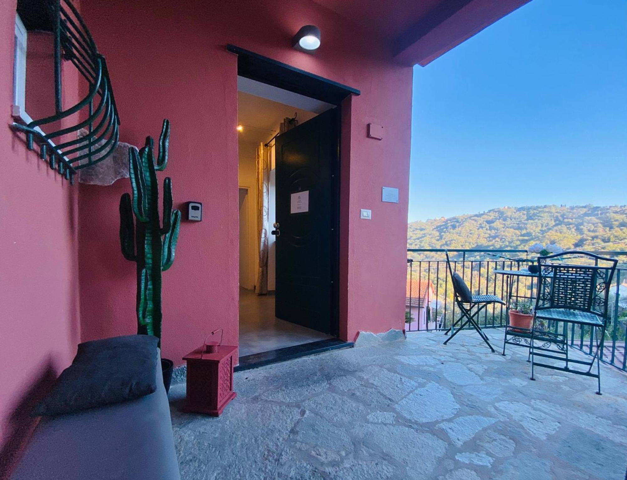 Alla Casa Rosa, Peaceful Apartment Surrounded By Greenery With Free Parking, Wifi & Air Conditioning Rapallo Exterior foto