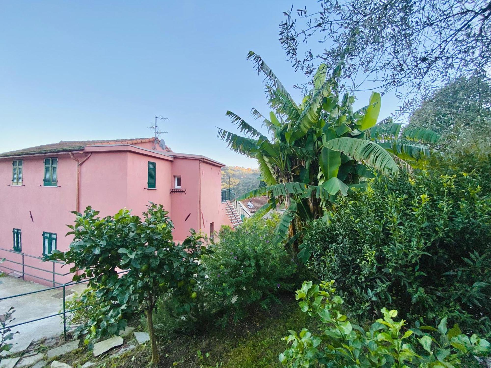 Alla Casa Rosa, Peaceful Apartment Surrounded By Greenery With Free Parking, Wifi & Air Conditioning Rapallo Exterior foto