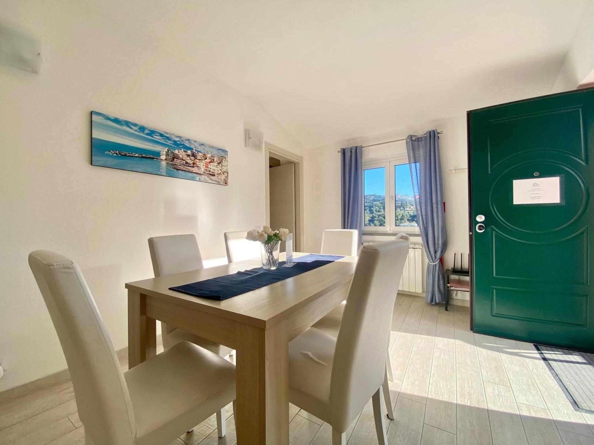 Alla Casa Rosa, Peaceful Apartment Surrounded By Greenery With Free Parking, Wifi & Air Conditioning Rapallo Exterior foto