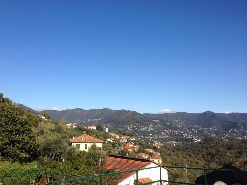 Alla Casa Rosa, Peaceful Apartment Surrounded By Greenery With Free Parking, Wifi & Air Conditioning Rapallo Exterior foto